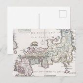 Antiek kaart van Japan | 1769 (Voorkant / Achterkant)