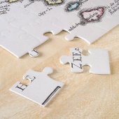 Antiek kaart van Japan | 1769 Legpuzzel (Zijkant)