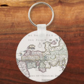 Antiek kaart van Japan | 1769 Sleutelhanger (Voorkant)