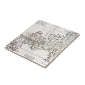 Antiek kaart van Japan | 1769 Tegeltje (Zijkant)