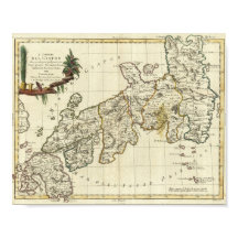 Antiek kaart van Japan 1785