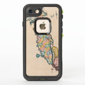  Antiek kaart van Japan Circa 1655 (Achterkant)