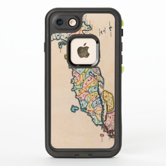  Antiek kaart van Japan Circa 1655 (Achterkant)