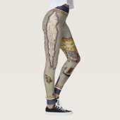Antiek kaart van Japan door Mercator en Hondius Leggings (Rechts)