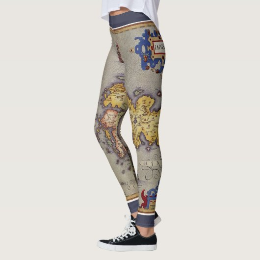 Antiek kaart van Japan door Mercator en Hondius Leggings (Links)