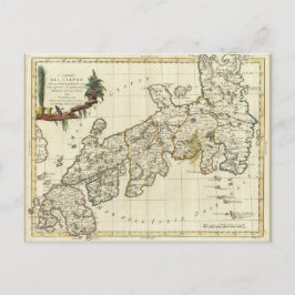 Antiek kaart van Japan uit 1785