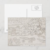 Antiek kaart van Kroatië (Voorkant / Achterkant)