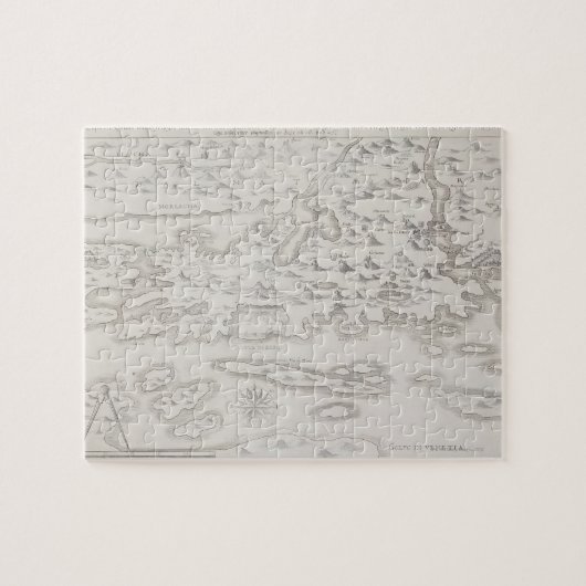 Antiek kaart van Kroatië Legpuzzel (Horizontaal)