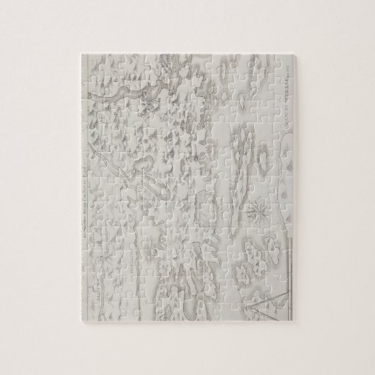 Antiek kaart van Kroatië Legpuzzel (Verticaal)