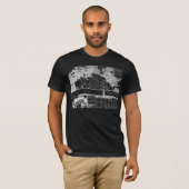 Antiek kaart van Londen 1666 Shirt (Voorkant volledig)