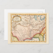 Antiek kaart van Louisiana uit 1760 (Voorkant / Achterkant)