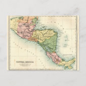 Antiek kaart van Midden-Amerika (Voorkant)