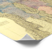 Antiek kaart van Narragansett Bay Rhode Island Poster (Hoek)