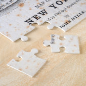 Antiek kaart van New York Legpuzzel (Zijkant)