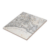 Antiek kaart van New York Tegeltje (Zijkant)