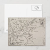 Antiek kaart van Oost-Europa (Voorkant / Achterkant)