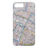 Antiek kaart van Parijs Case-Mate iPhone Case (Achterkant)