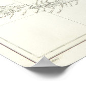 Antiek kaart van Samoa Poster (Hoek)