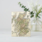 Antiek kaart van Schotland (Staand voorkant)