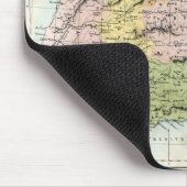 Antiek kaart van Spanje en Portugal Muismat (Hoek)