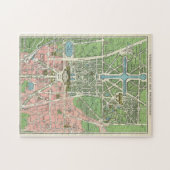 Antiek kaart van Versailles ,  Frankrijk Legpuzzel (Horizontaal)