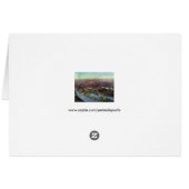 Antiek kaart van Washington DC en de Potomac (Achterkant Horizontaal)