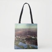 Antiek kaart van Washington DC en de Potomac Tote Bag (Voorkant)