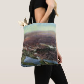 Antiek kaart van Washington DC en de Potomac Tote Bag (Dichtbij)