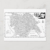 Antiek kaart van Yorkshire 1786 (Voorkant)