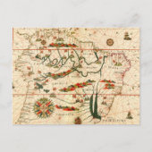 Antiek kaart van Zuid-Amerika (Voorkant)