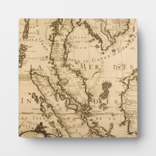 Antiek kaart van Zuidoost-Azië | 1687 Fotoplaat (Voorkant)