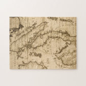 Antiek kaart van Zuidoost-Azië | 1687 Legpuzzel (Horizontaal)