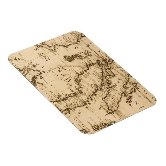 Antiek kaart van Zuidoost-Azië | 1687 Magneet (Rechterzijde)