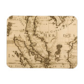 Antiek kaart van Zuidoost-Azië | 1687 Magneet (Horizontaal)
