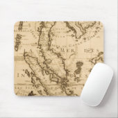 Antiek kaart van Zuidoost-Azië | 1687 Muismat (Met muis)