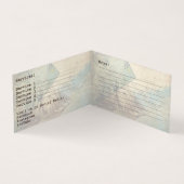 Antiek kaart  - Visitekaartje (Binnen)