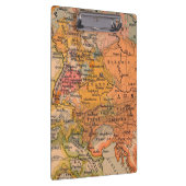 Antiek kaart voor Midden-Europa Klembord (Rechts)