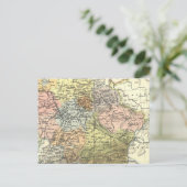 Antiek kaart voor Oost-Europa (Staand voorkant)