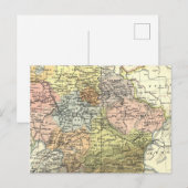 Antiek kaart voor Oost-Europa (Voorkant / Achterkant)