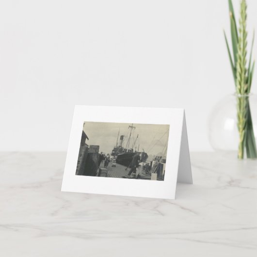 Antiek Kaart voor Real Photo Ship Note | Blanco bi (Voorkant)