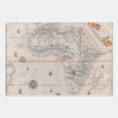  Antiek kaart Wereld Afrika Sicilië Inpakpapier Vel (Voorkant 2)