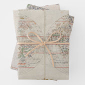  Antiek kaart Wereld Afrika Sicilië Inpakpapier Vel (In situ)