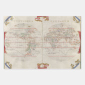  Antiek kaart Wereld Afrika Sicilië Inpakpapier Vel (Voorkant)