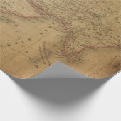 Antiek kaarten Stijl 1 omslagpapier Cadeaupapier (Hoek)