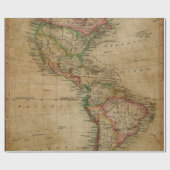 Antiek kaarten Stijl met 6 omslagpapier Cadeaupapier (Vlak)