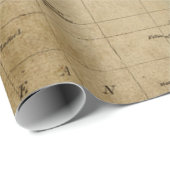 Antiek kaarten Stijl met 6 omslagpapier Cadeaupapier (Rol Hoek)