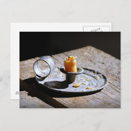 Antiek kaartenhouder briefkaart (Voorkant / Achterkant)