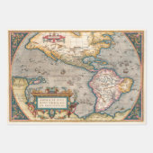 Antiek kaartpapier - zwaar ontledingspapier inpakpapier vel (Voorkant 2)