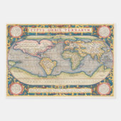 Antiek kaartpapier - zwaar ontledingspapier inpakpapier vel (Voorkant 2)