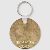 Antiek kaartreeks sleutelhanger (Voorkant)